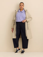 Pull-On Stretch Barrel-Leg Pants - ActiveZone