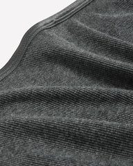 High-Cut Heather Grey Rib Brief - tiVOGLIO