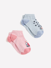 Snoopy Ankle Socks, Set of 2