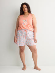 Snoopy Orange-Print Boxer - ti Voglio