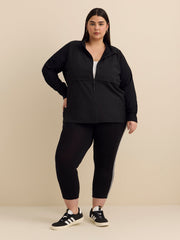 Sport Cropped Legging with Side Slit