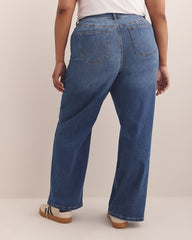 D/C Jeans Curvy Fit Wide Leg Denim Pant – Petite, Cotton Blend