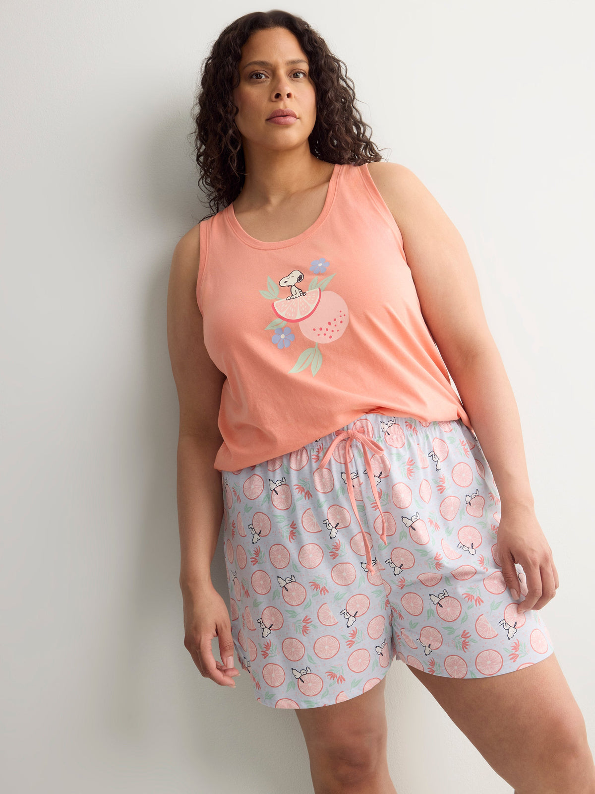 Snoopy Orange-Print Boxer - ti Voglio