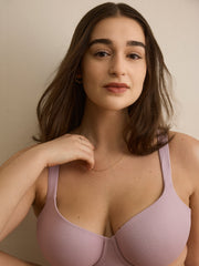 Wireless Breathable T-Shirt Bra with Pointelle - ti Voglio