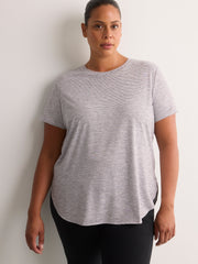 Go Dri Swift Striped Tunic Tee - Skechers