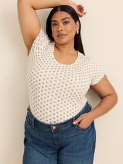 Sweetie Slim Floral Cap-Sleeve Tee - Levi's