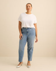 High-Rise Mom Jeans - Addition Elle