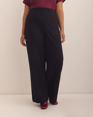 Responsible, Petite, Essential Ponte de Roma Wide-Leg Pant