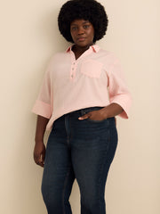 Mid-Rise Kick-Fit Flared Denim - Addition Elle