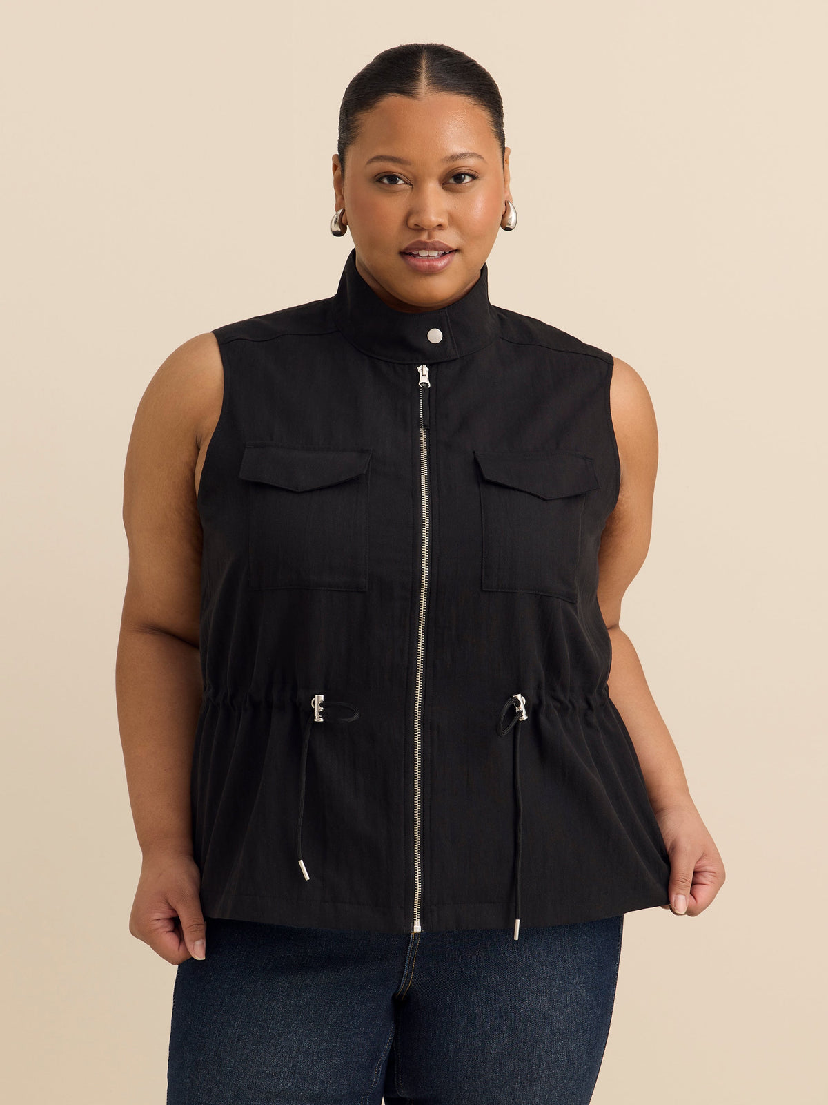 Sleeveless Safari Vest