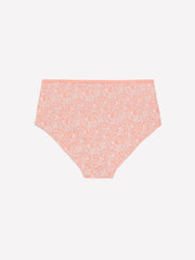 Pink Cotton Full Brief with Paisley Print - tiVOGLIO