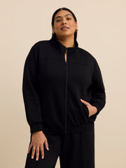 Responsible, Mock Neck Zipped Jacket - Active Zone