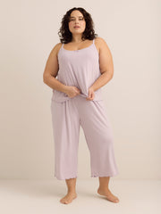 Lavender Pointelle Pyjama Tank Top - ti Voglio