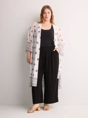 Printed Loose Tunic Overpiece