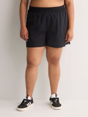 Black Pull-On Running Shorts with Liner - Active Zone
