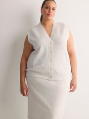 Heather Grey Pull-On Long Skirt - Active Zone