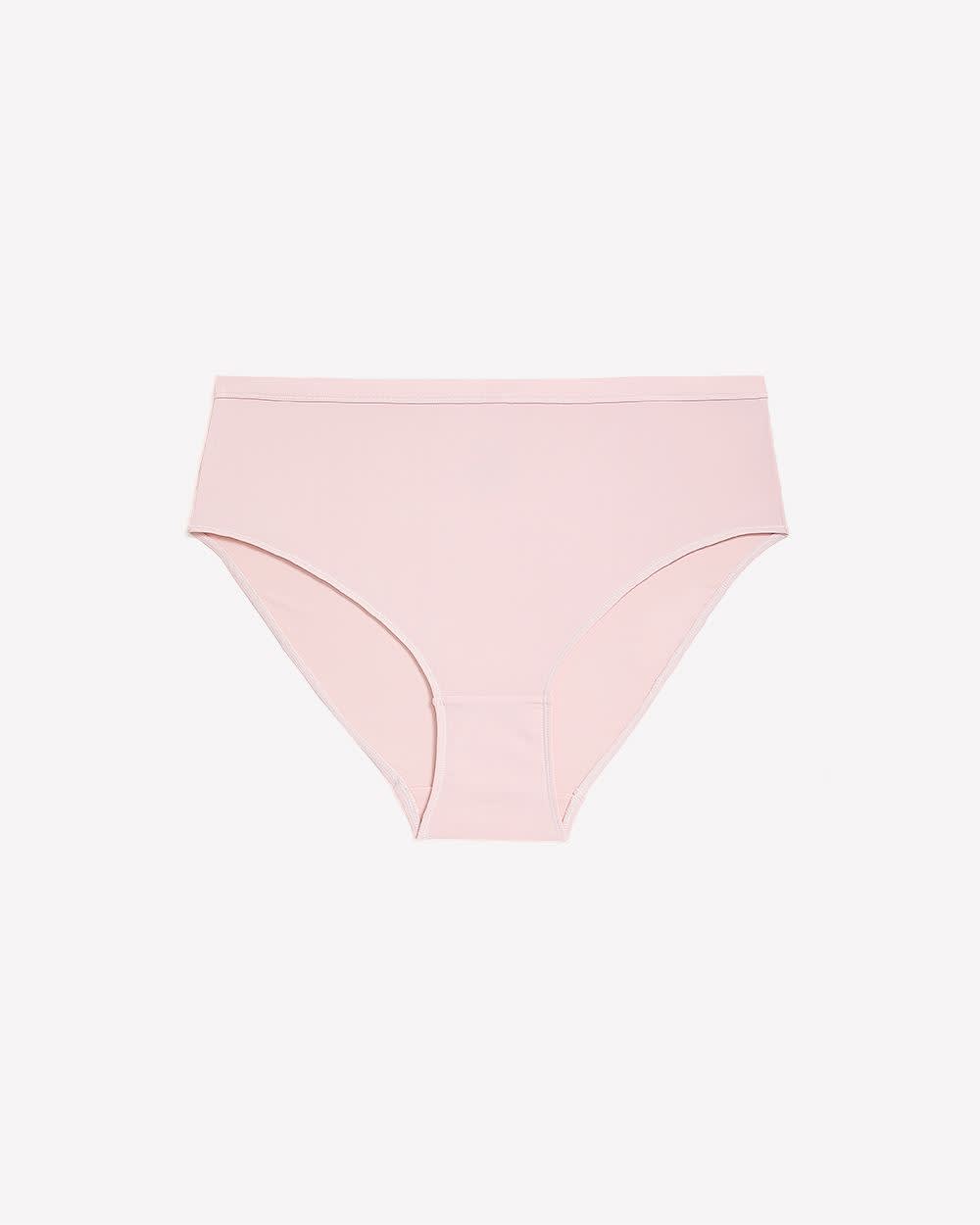 High-Cut Pink Microfibre Brief - tiVOGLIO