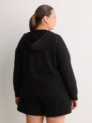 French Terry Hooded Jacket - Active Zone
