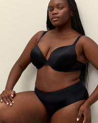 Microfibre Plunge Bra - Déesse Collection