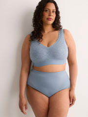 Blue Seamless Full Brief - tiVOGLIO