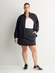 Black 4-Way Stretch Pull-On Skort - Active Zone