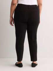 Black Slim-Leg Savvy II Pull-On Pant