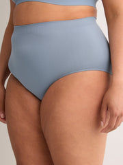 Blue Seamless Full Brief - tiVOGLIO