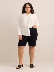 Savvy-Fit Cotton Bermuda Shorts