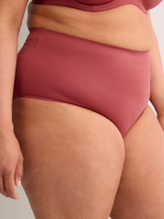 Red No-Show Full Microfibre Brief - tiVOGLIO