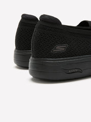 Wide Width, Black Arch Fit Inspire Slip-On Shoe - Skechers