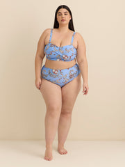 Printed High-Rise Swim Brief