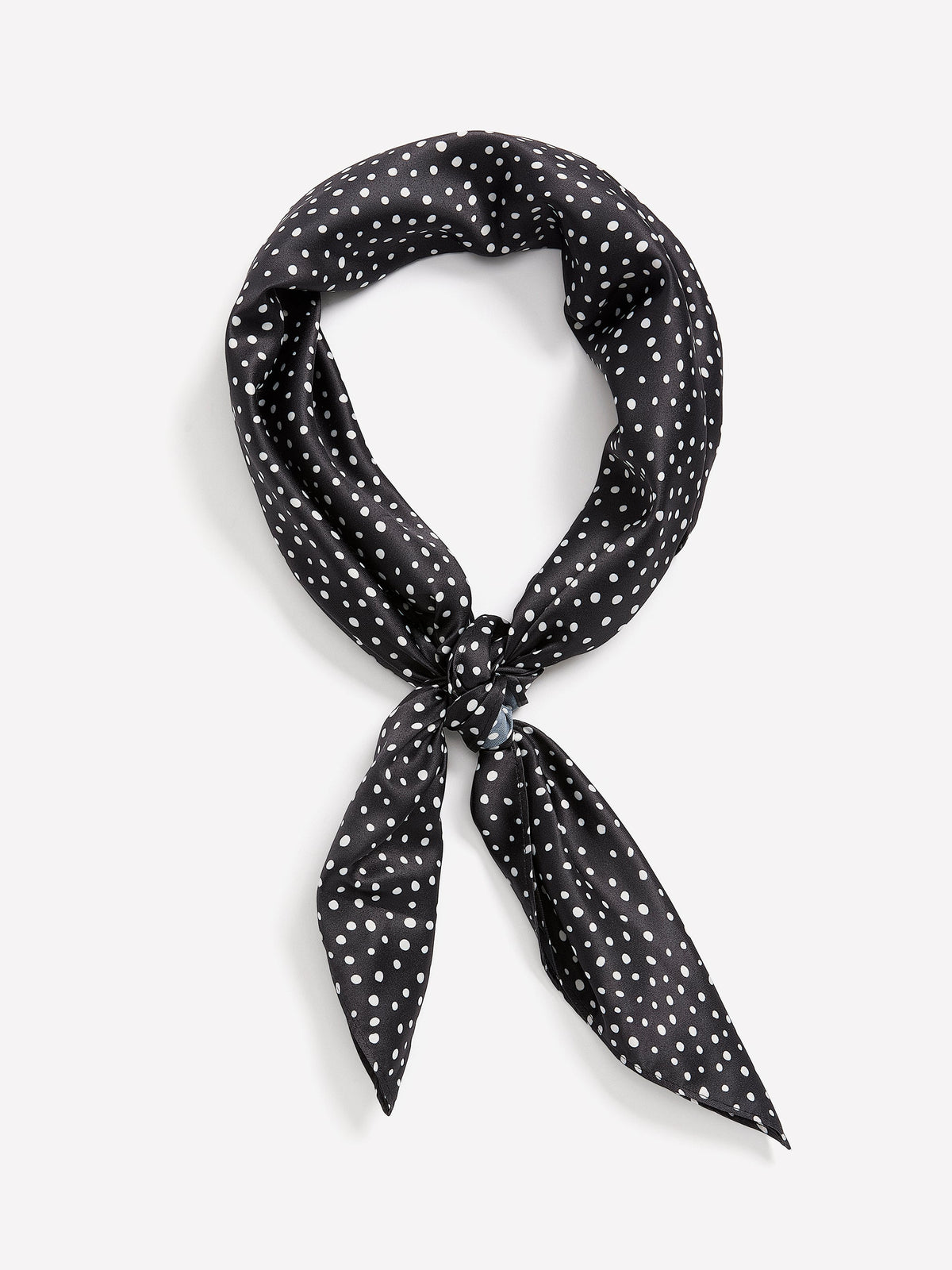 Silk-Like Neck Scarf with Print