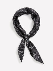 Silk-Like Neck Scarf with Print