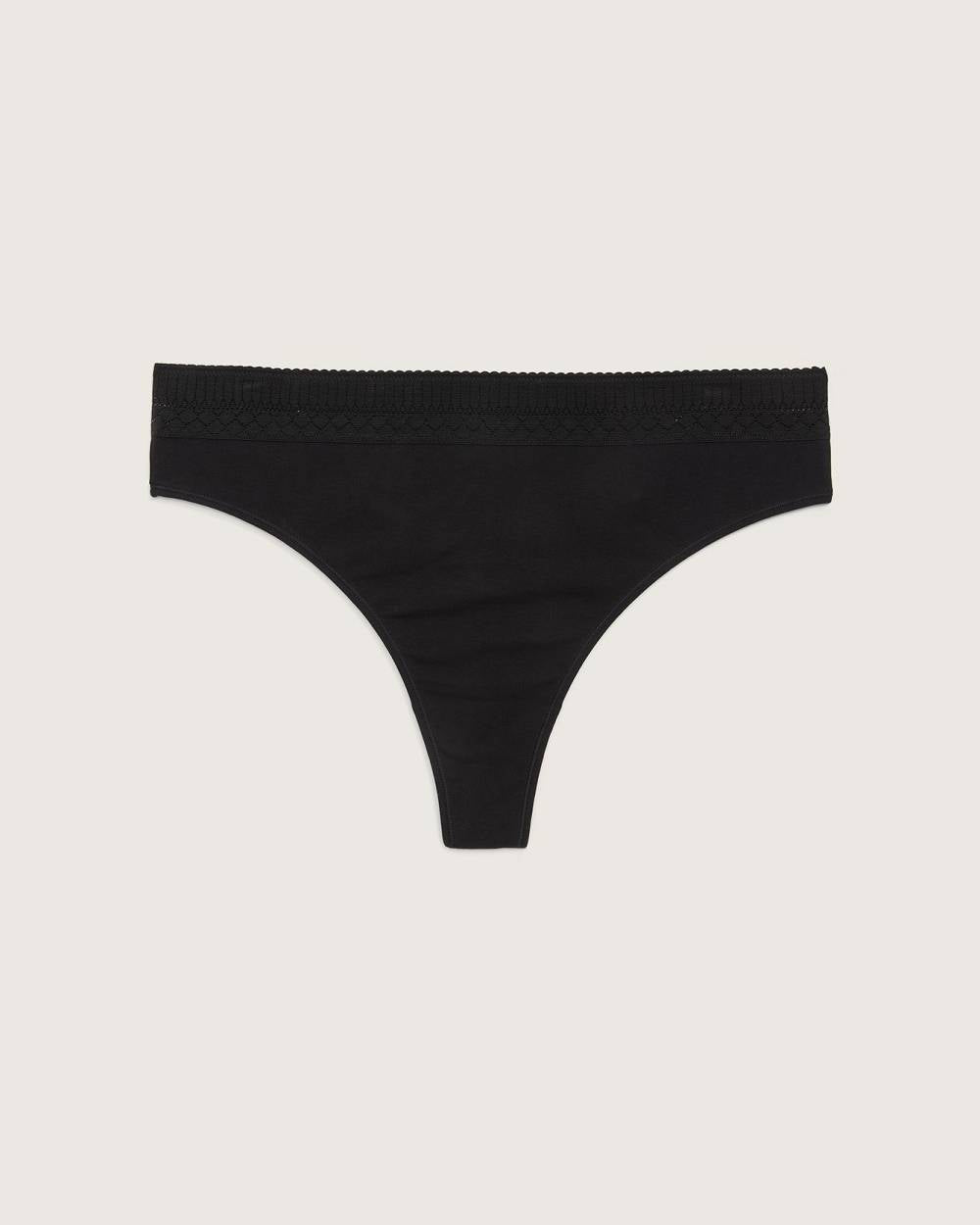 Wide Lace Thong - ti VOGLIO