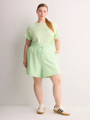 French Terry Tulip-Hem Bermuda Short - Active Zone