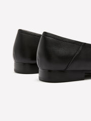 Extra Wide Width, Black Leather Loafer