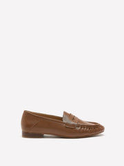 Extra Wide Width, Brown Leather Loafer