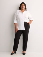 Tall, Black Straight-Leg Savvy II Pant