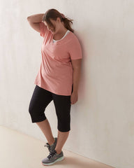 Basic Black Yoga Capri - Active Zone
