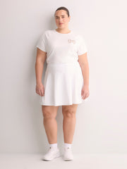 Responsible, White Pleated Skort - Active Zone