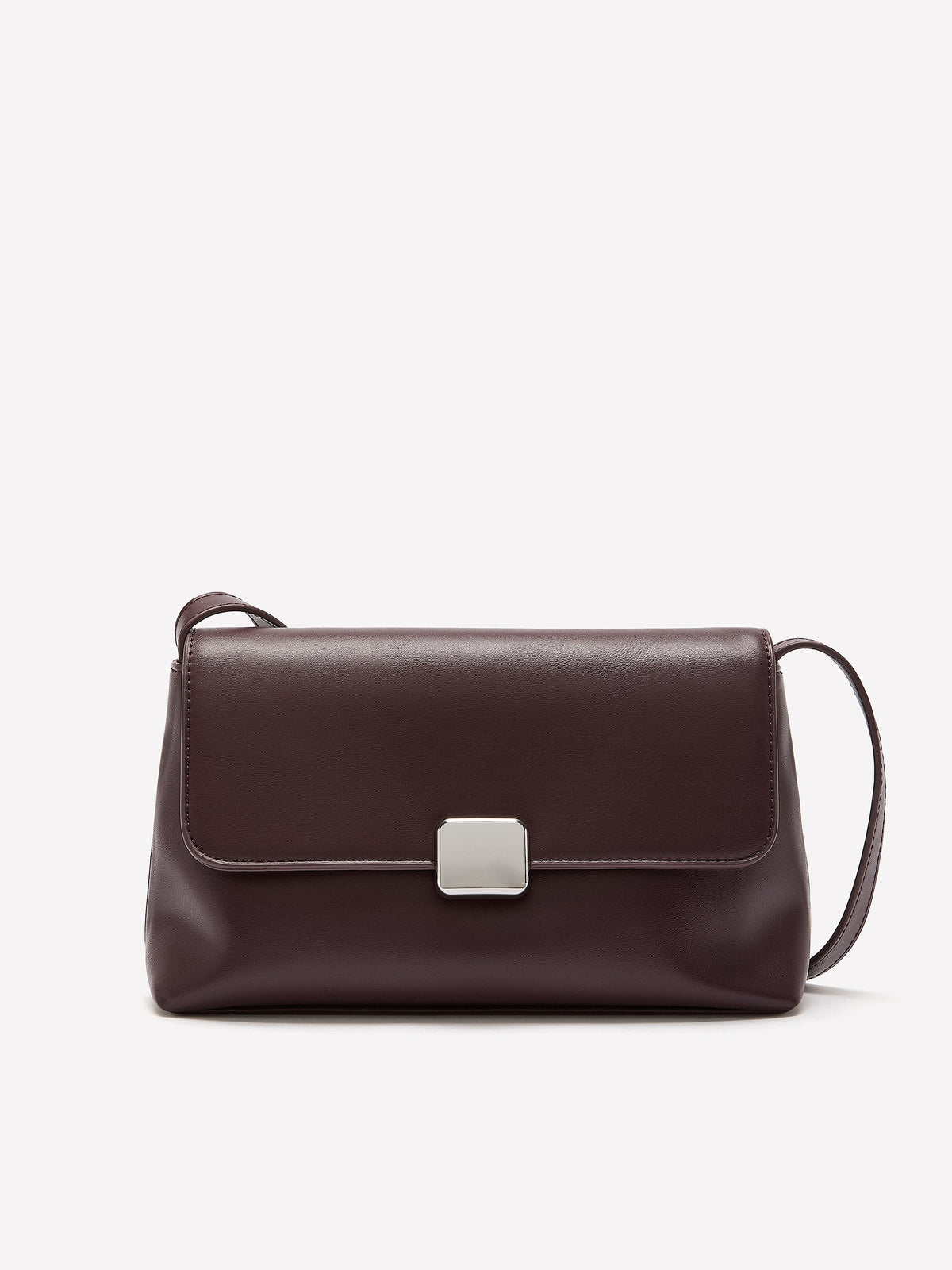 Fig Faux Leather Crossbody Handbag