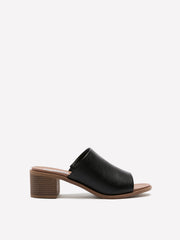 Wide Width, Kacey Block-Heel Slip-On Sandal - Steve Madden