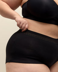 Jersey Boyshort with Laced Waist - ti VOGLIO