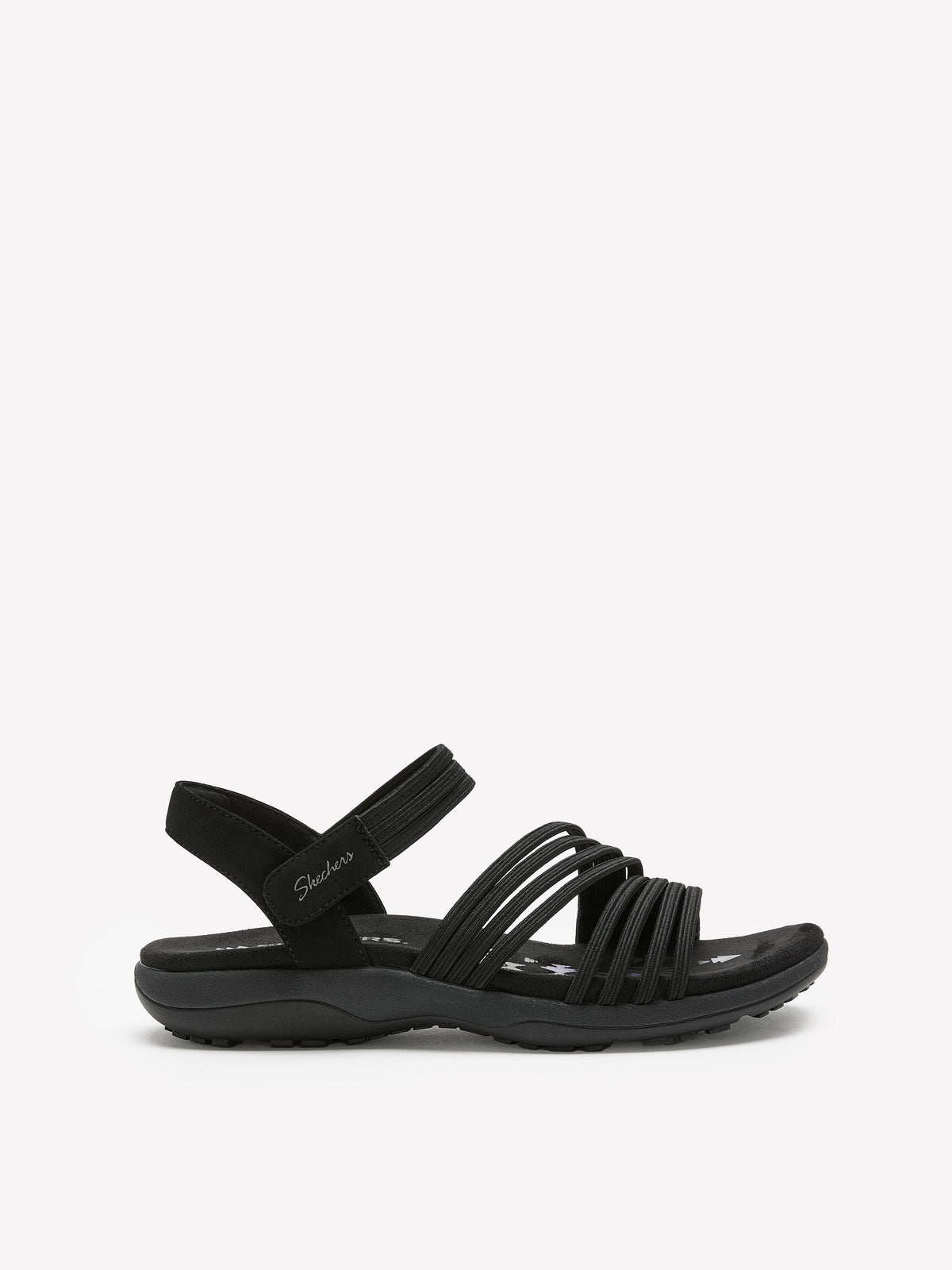 Wide Width, Reggae Slim Coffee Run Stretch Sandal - Skechers