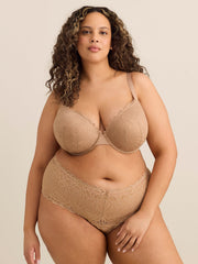 Lace Underwire Plunge Bra - Déesse Collection