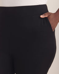 Responsible, Black Ponte de Roma Legging with Pockets