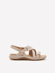 Wide Width, Nubuck Maelynn Gem Strappy Sandal - Clarks