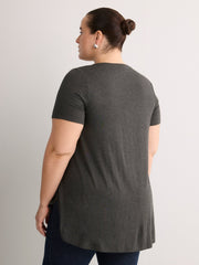 Modern-Fit V-Neck Tunic - PENN. Essentials