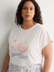 Snoopy Sleeveless Pyjama T-Shirt - ti Voglio