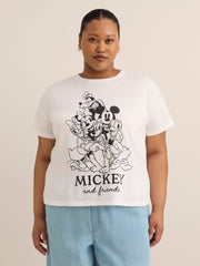 White Boxy Tee